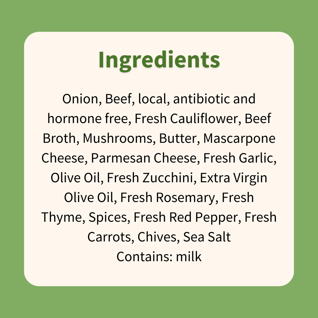 Tuscan Pulled Beef with Zucchini Saute & Mushroom Risotto