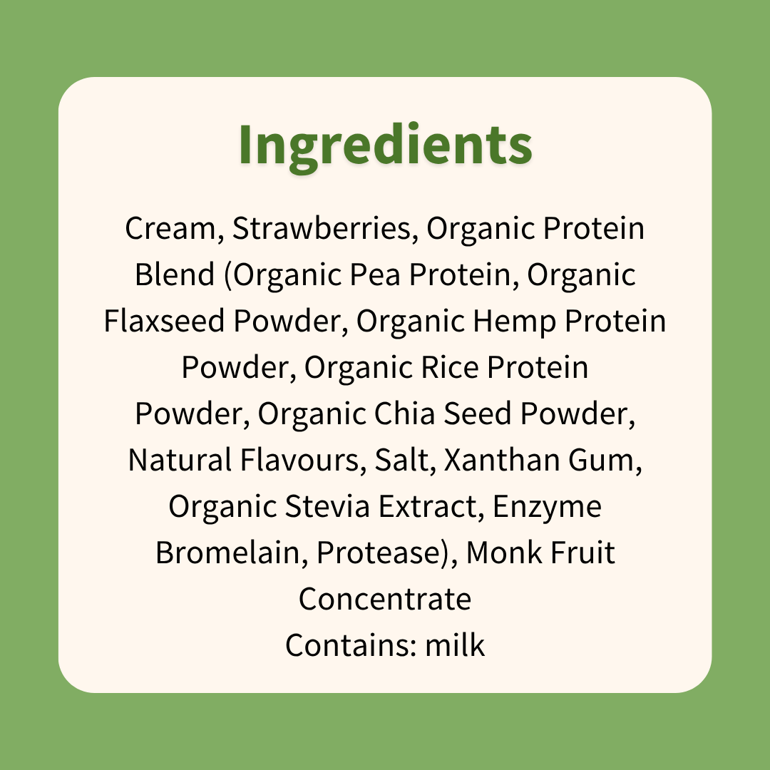 Protein Shake : Strawberry Cream