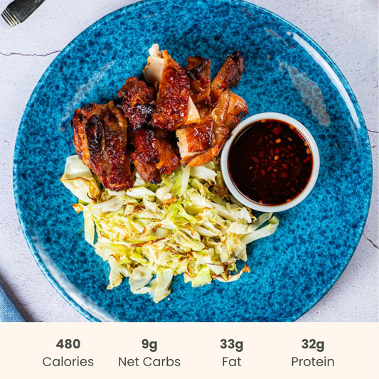 Hawaiian Chicken with Roasted Cabbage