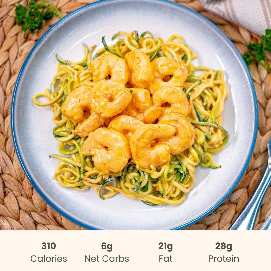 Bang Bang Shrimp on Zucchini Noodles - ketolibriyum