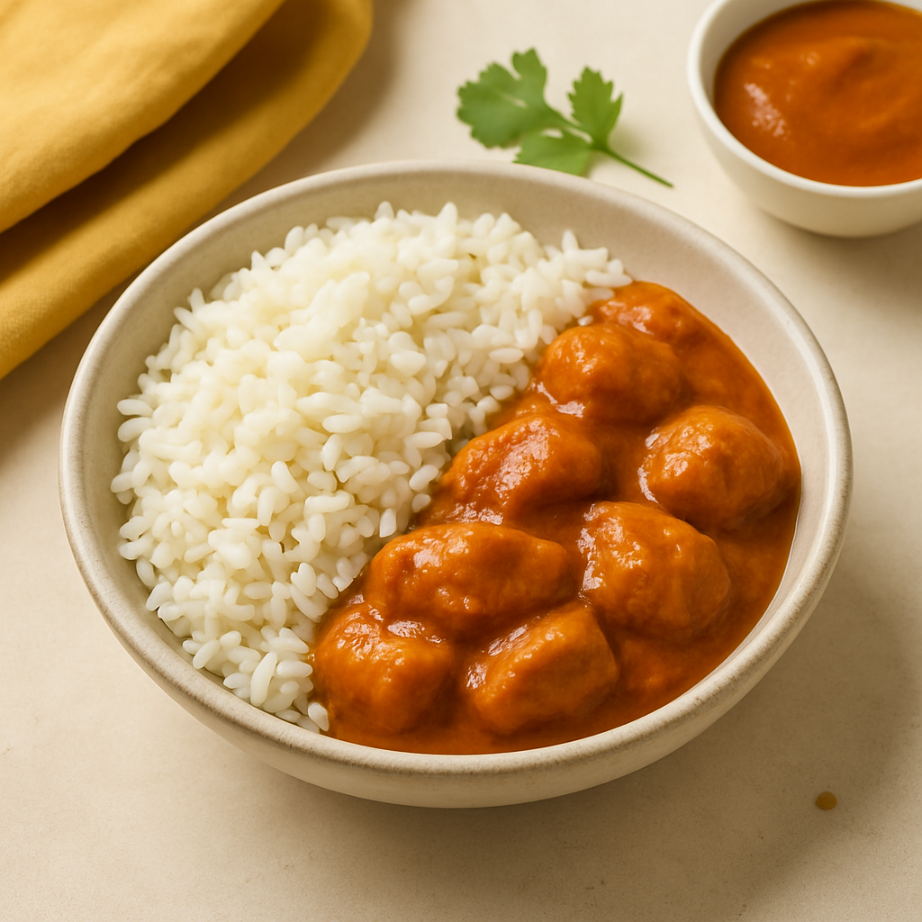 Butter Chicken on Basmati Rice