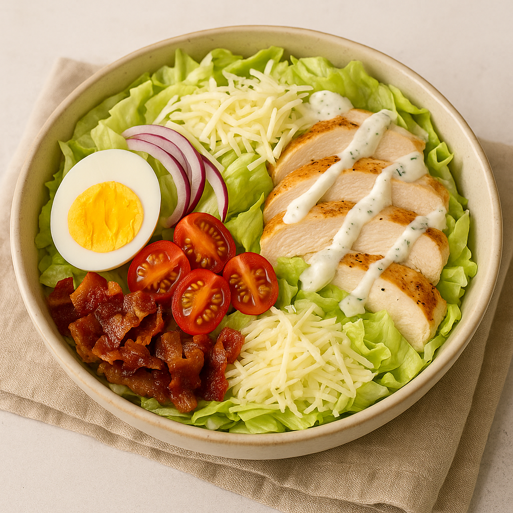 Cobb Salad with Buttermilk Herb Dressing