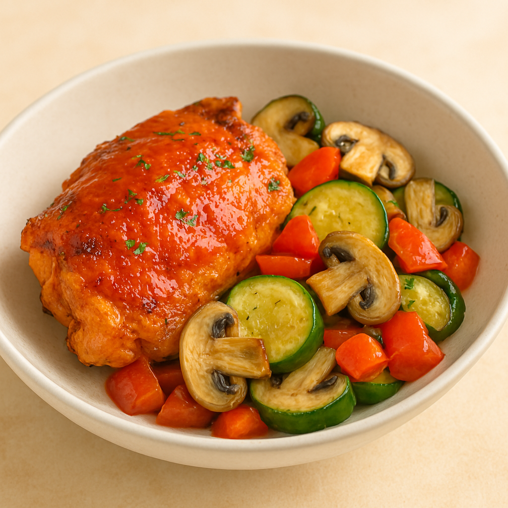 Peri Peri Chicken with Herbed Vegetables