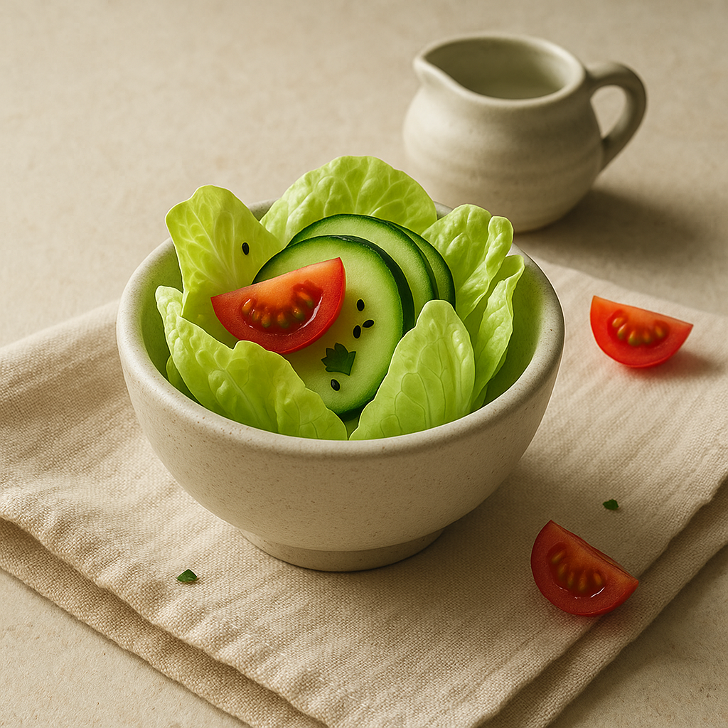 Lean : Mediterranean Salad with Greek Dressing