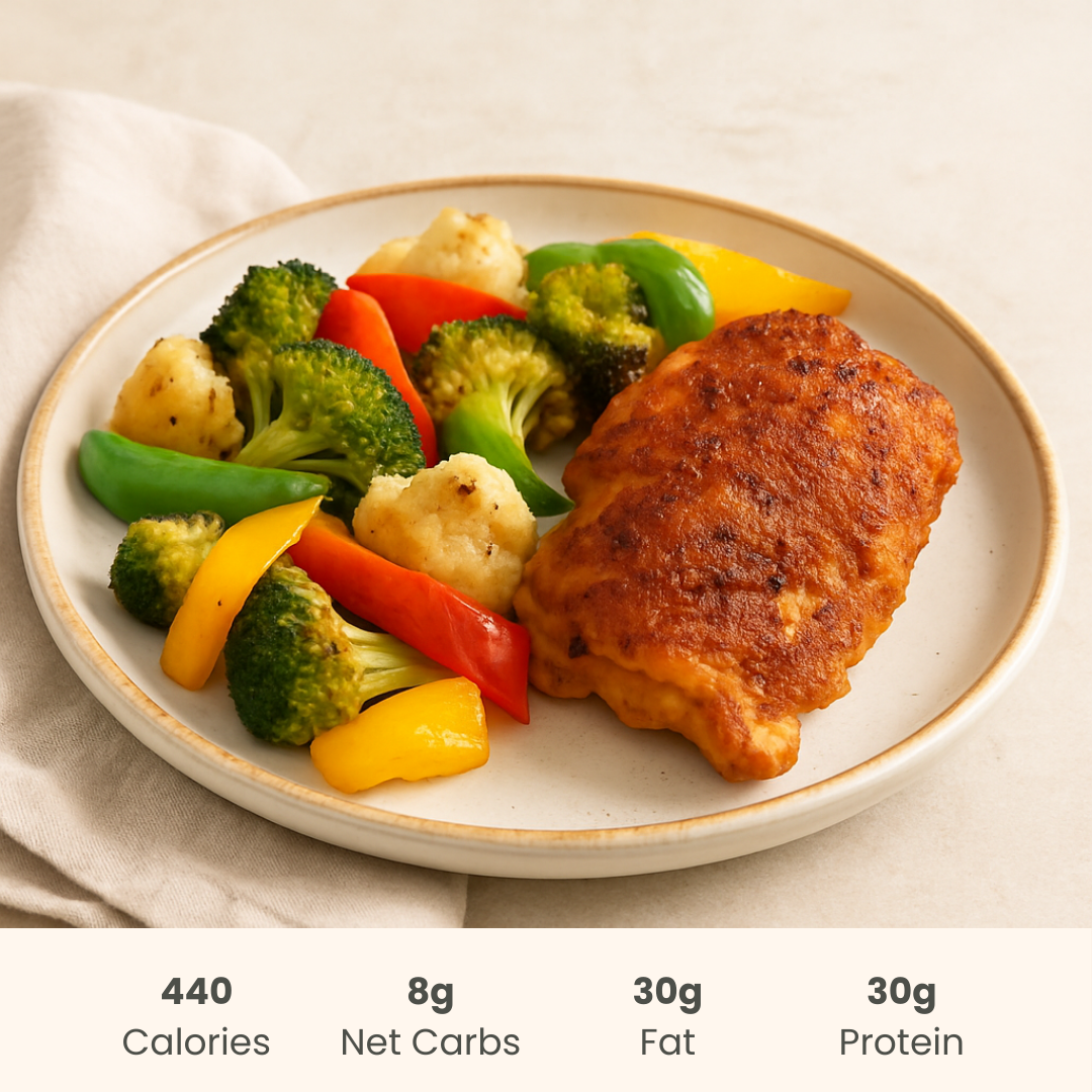 Lean : Southwest Chicken with Roasted vegetables
