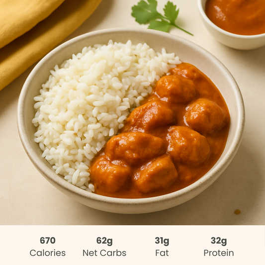 Butter Chicken on Basmati Rice