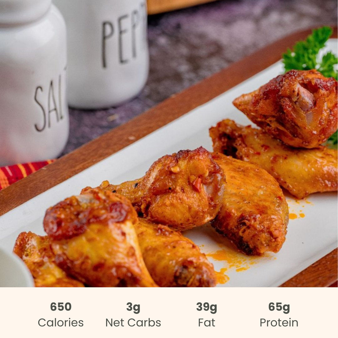 Saucy Wings with Sesame Dipping Sauce