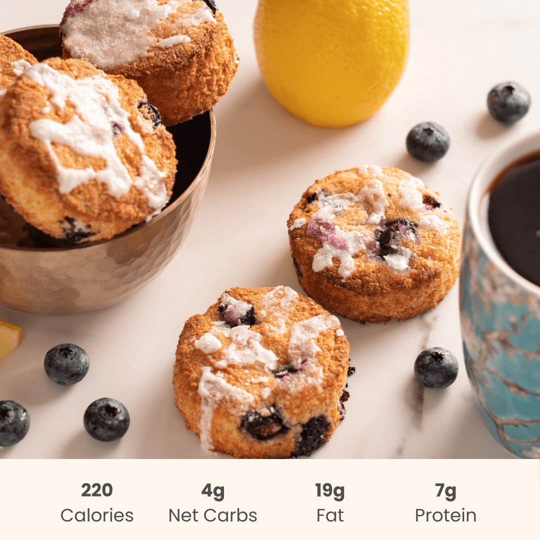 Scone : Lemon Blueberry - ketolibriyum