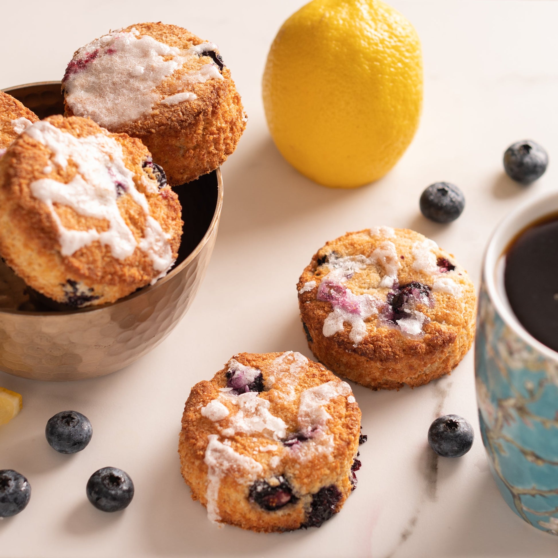 Scone : Lemon Blueberry - ketolibriyum