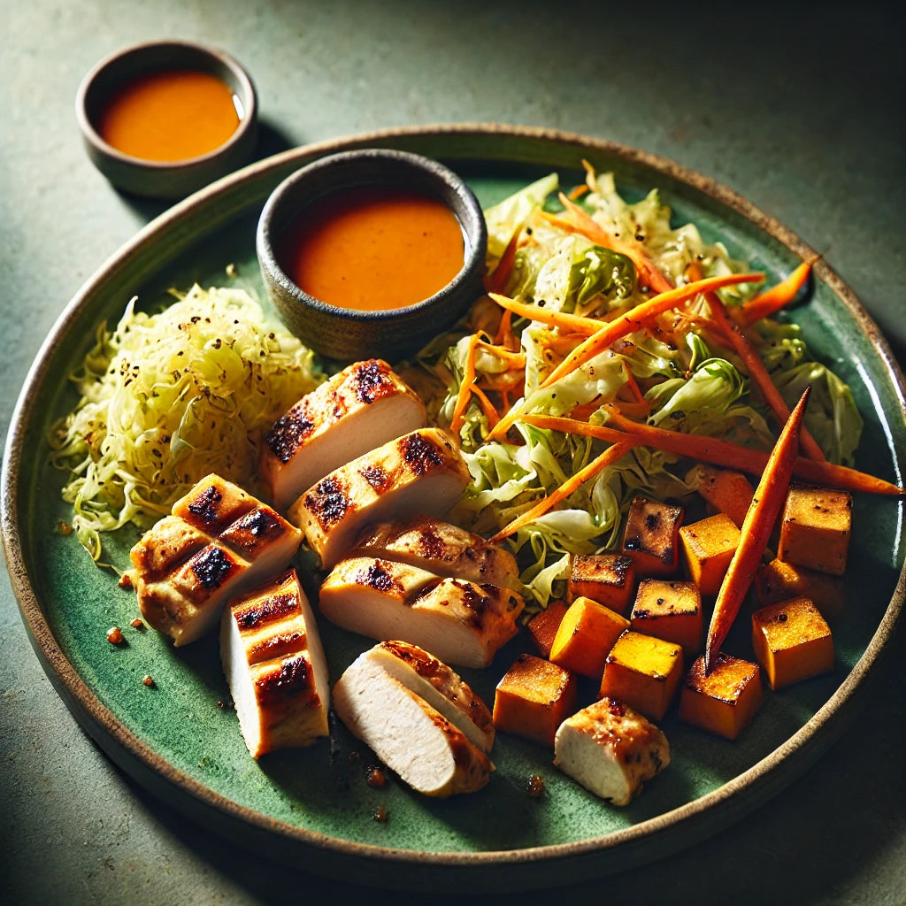 West African Peanut Chicken Curry with Sweet Potatoes