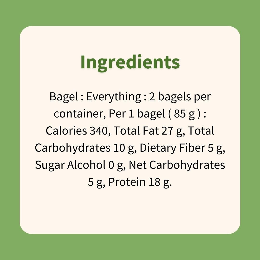 Bagel : Sampler C 4 Pack - ketolibriyum