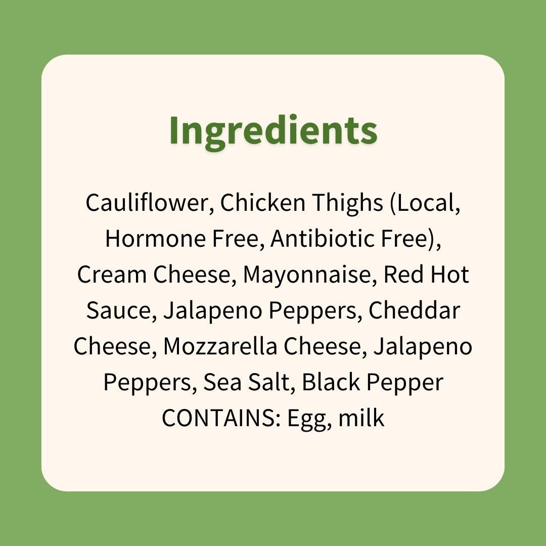 Buffalo Chicken Jalapeno Casserole - 4 Servings - ketolibriyum