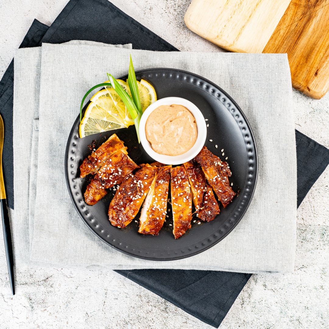 Buffalo Chicken with chipotle dipping sauce - ketolibriyum
