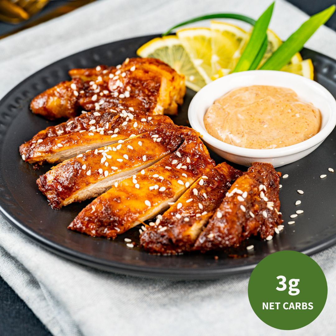 Buffalo Chicken with chipotle dipping sauce - ketolibriyum