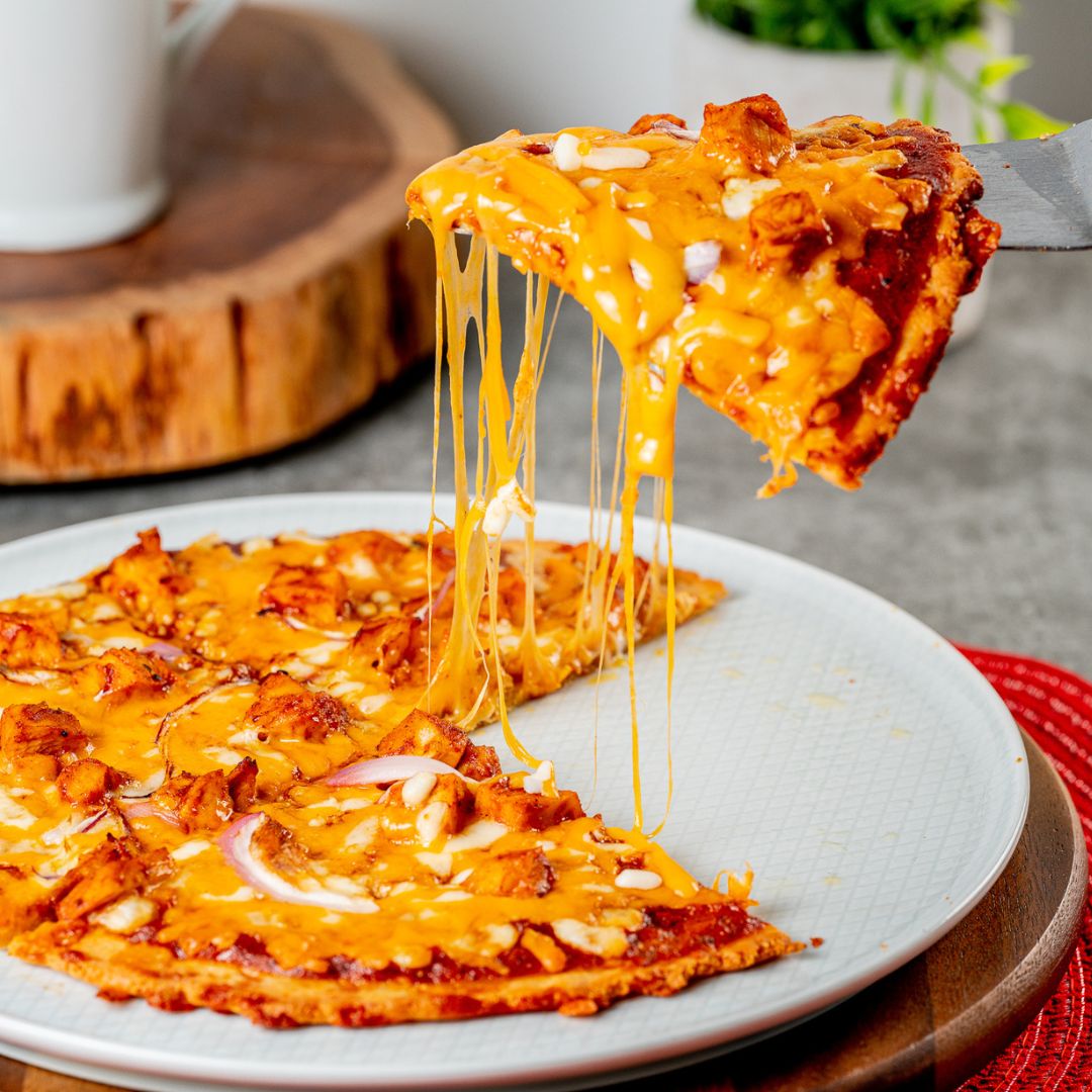 Pizza : Fathead BBQ Chicken - ketolibriyum