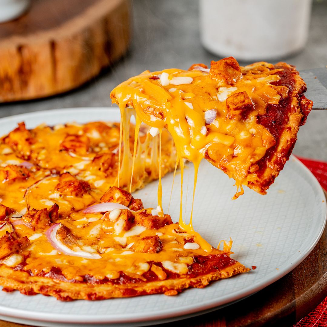 Pizza : Fathead BBQ Chicken - ketolibriyum