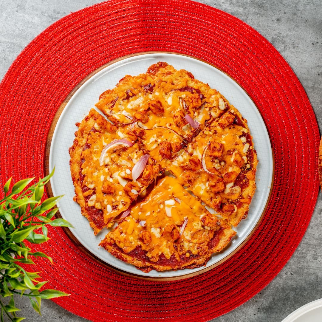 Pizza : Fathead BBQ Chicken - ketolibriyum