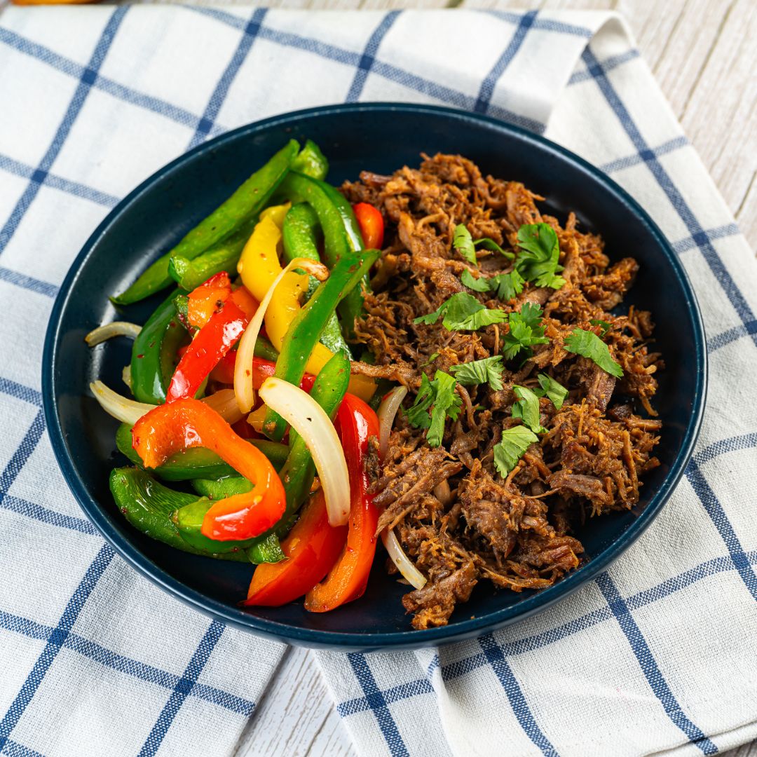 Pork Carnitas With Fajita Vegetable - ketolibriyum