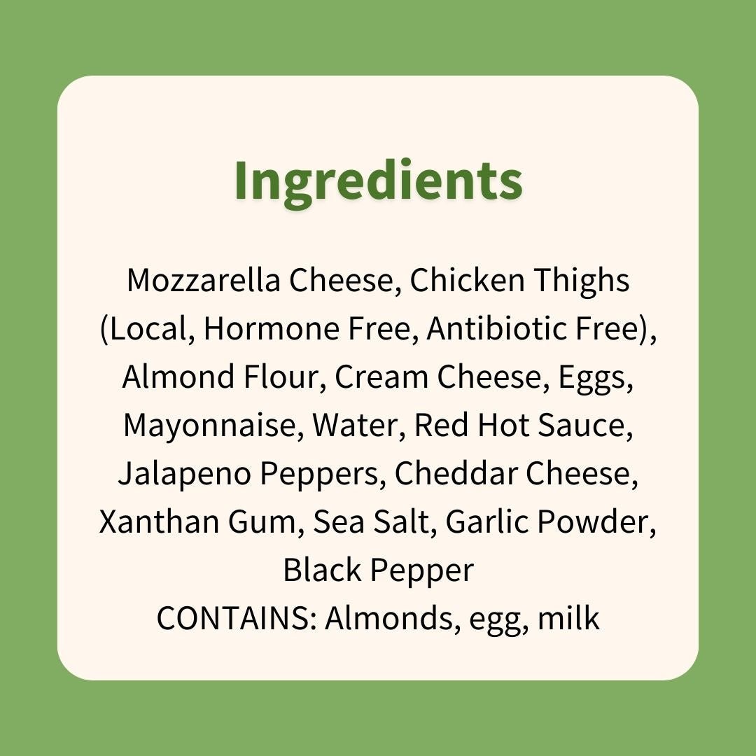 Protein Pocket : Buffalo Popper - ketolibriyum