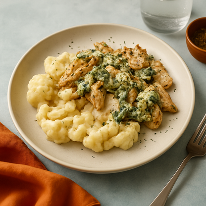 Asiago Spinach Chicken