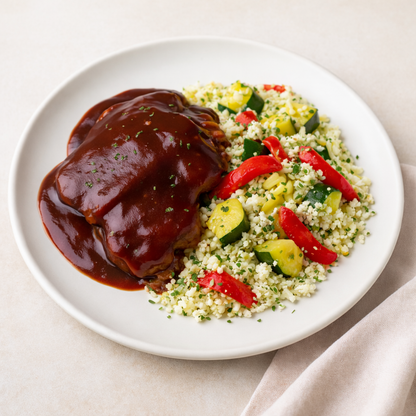 Korean BBQ Beef with Cauliflower Rice & Vegetables