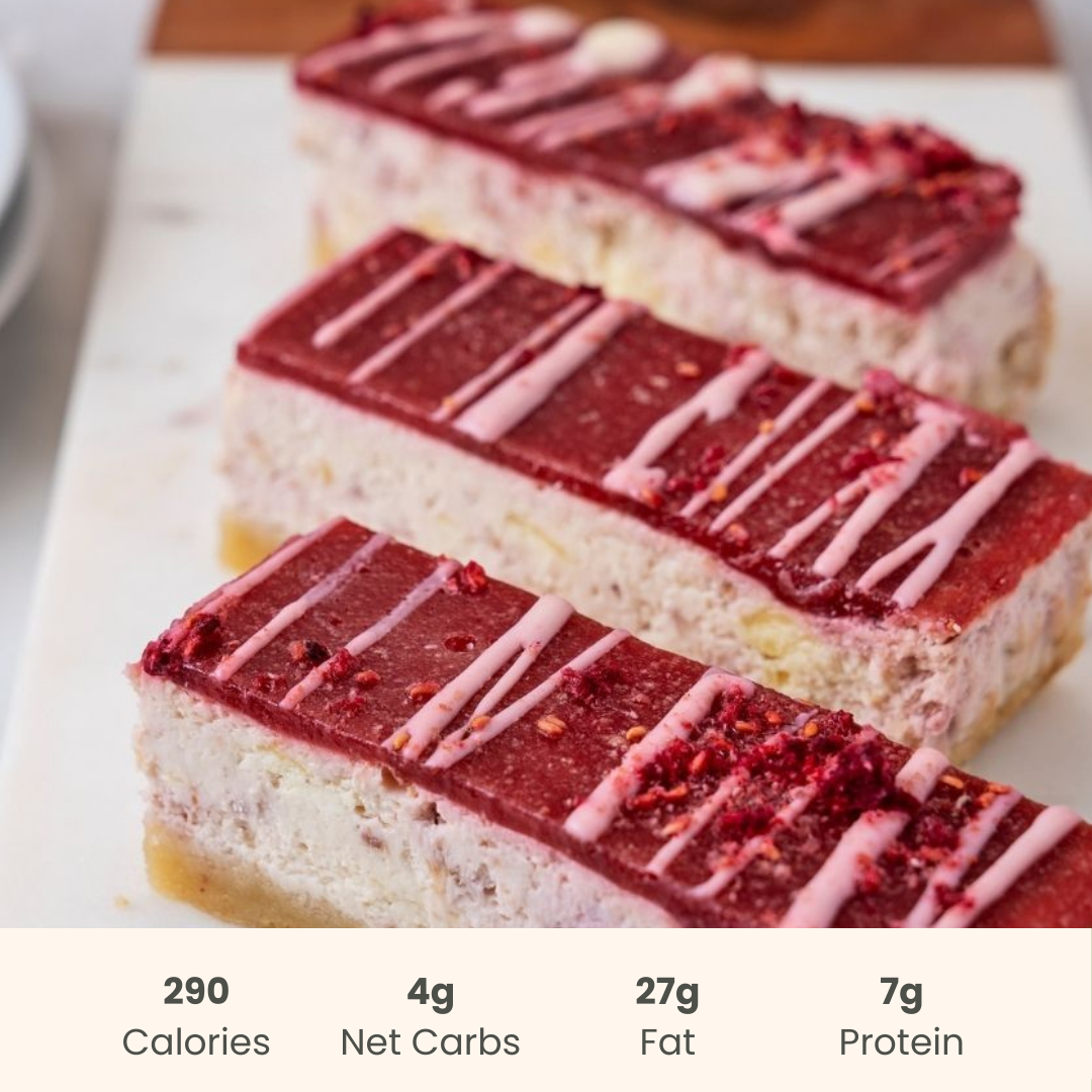 Cheesecake : White Chocolate & Raspberry