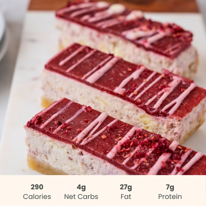 Cheesecake : White Chocolate & Raspberry