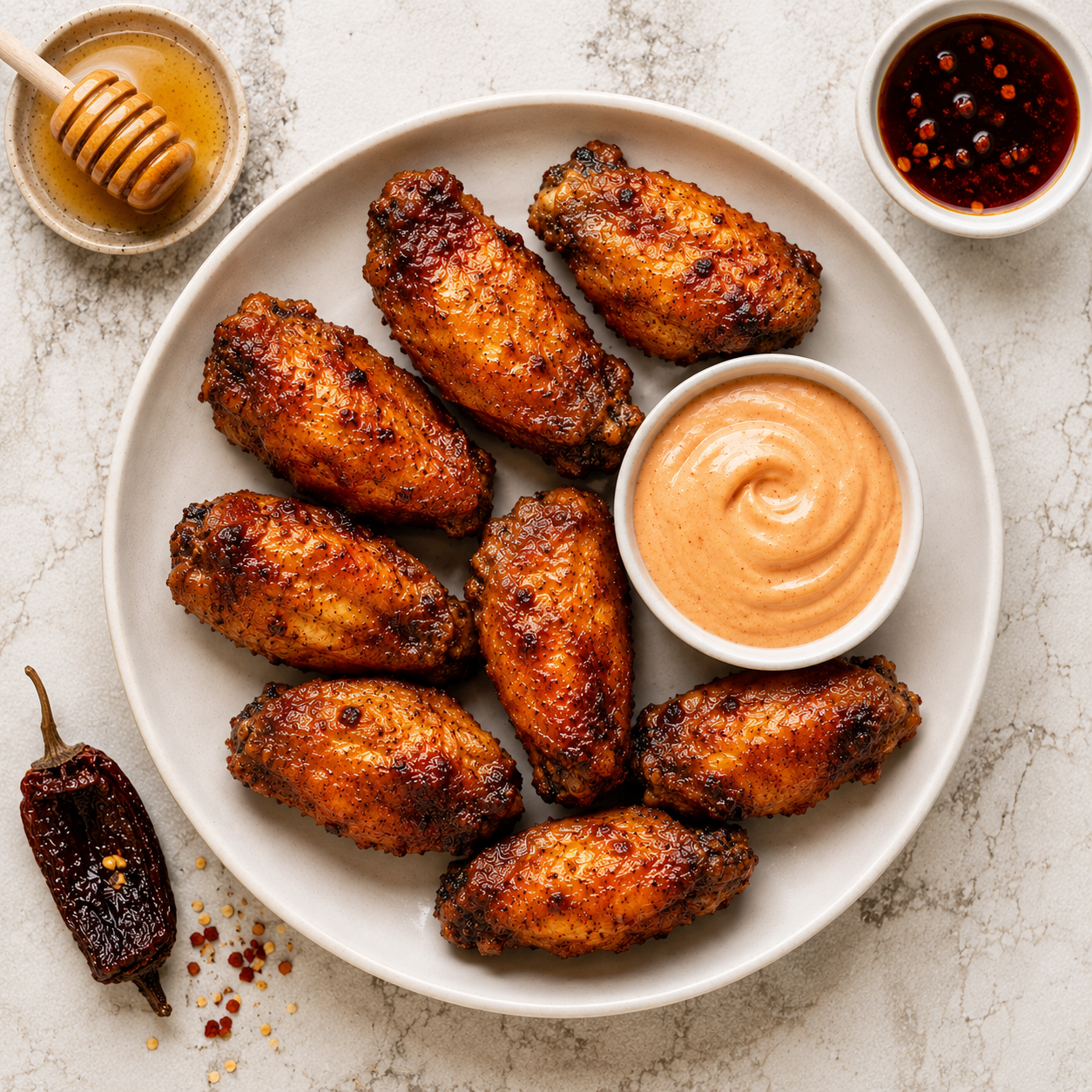 Chipotle Honey Chicken Wings