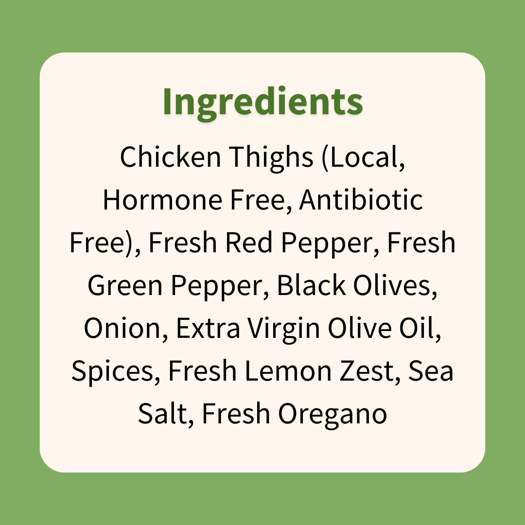 Lemon Herb Chicken with Peppers & Olives