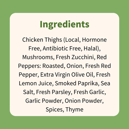 Peri Peri Chicken with Herbed Vegetables