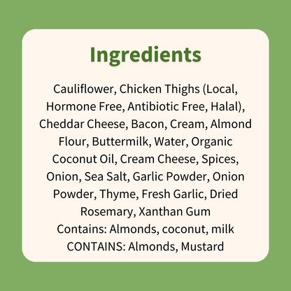 Buttermilk Chicken with Loaded Cauli mac