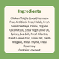 Lean : Herb Grilled Chicken with Roasted Cabbage
