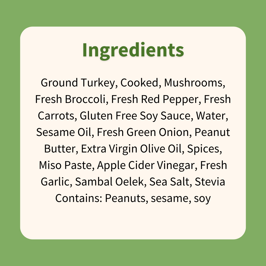 Keto Thai Turkey Bowl