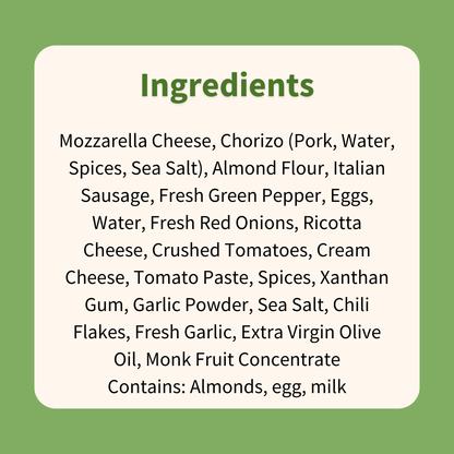 Protein Pocket : Cheesy Chorizo Sausage