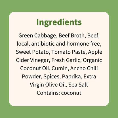 Smoky Ancho Barbacoa Shredded Beef with Roasted Cabbage & Sweet Potatoes