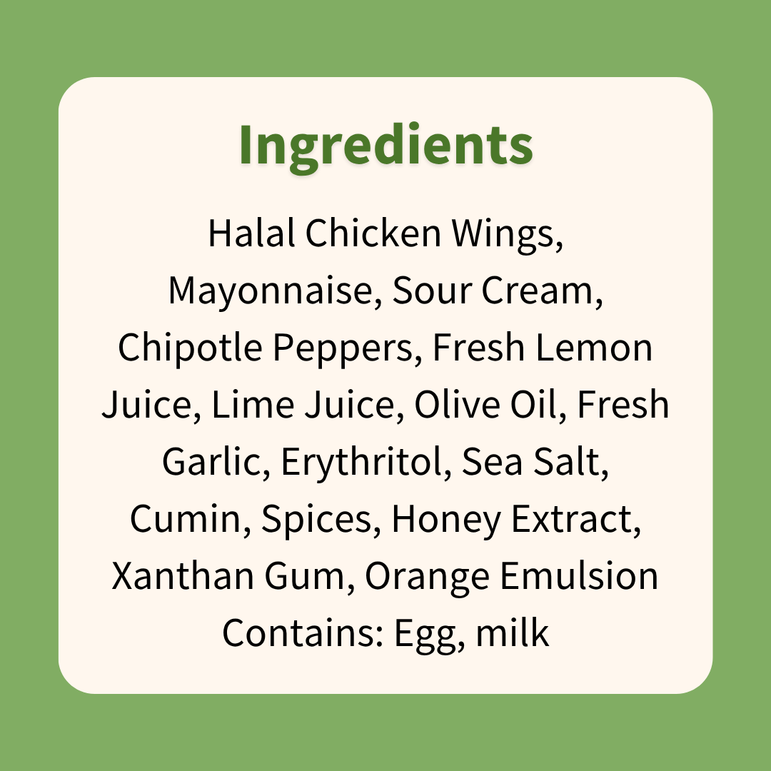 Chipotle Honey Chicken Wings