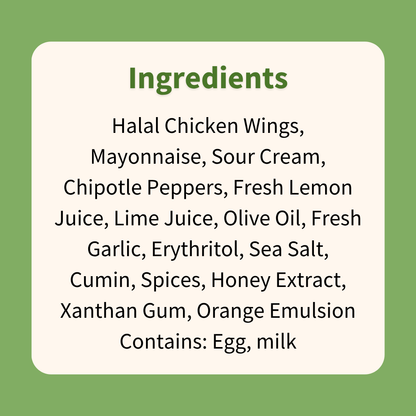 Chipotle Honey Chicken Wings