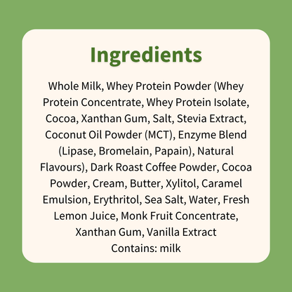 Protein shake : Salted Caramel Mocha