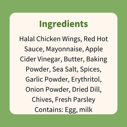 Buffalo Wings with Ranch Dipping Sauce