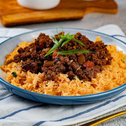 Korean Bulgogi Bolognese & Basmati Fried Rice