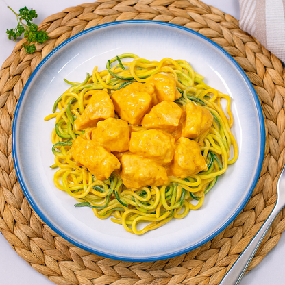 Bang Bang Chicken on Zucchini Noodles