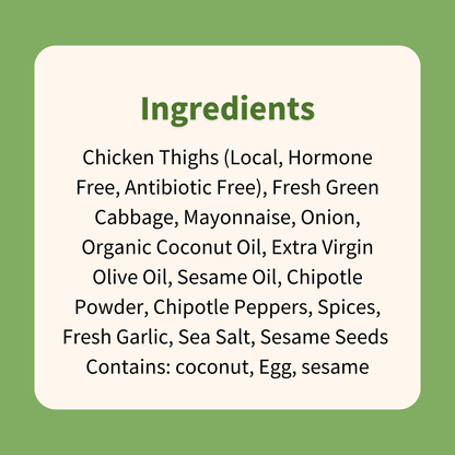 Buffalo Chicken with Chipotle Mayo & Roasted Cabbage - ketolibriyum