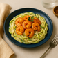 Cajun Shrimp Alfredo on Zucchini Noodles