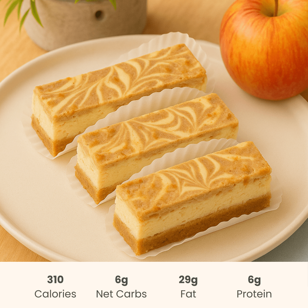 Cheesecake : Spiced Apple - ketolibriyum