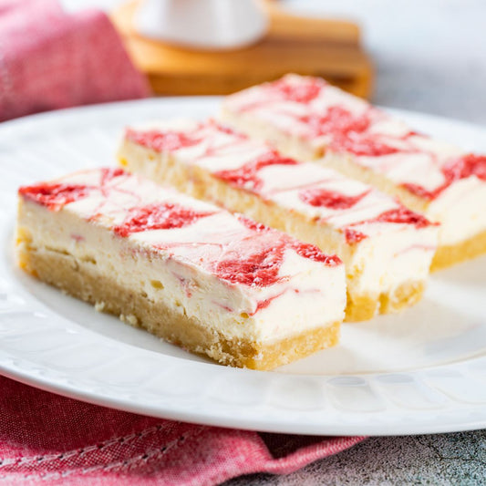 Cheesecake Bar : Strawberry Swirl