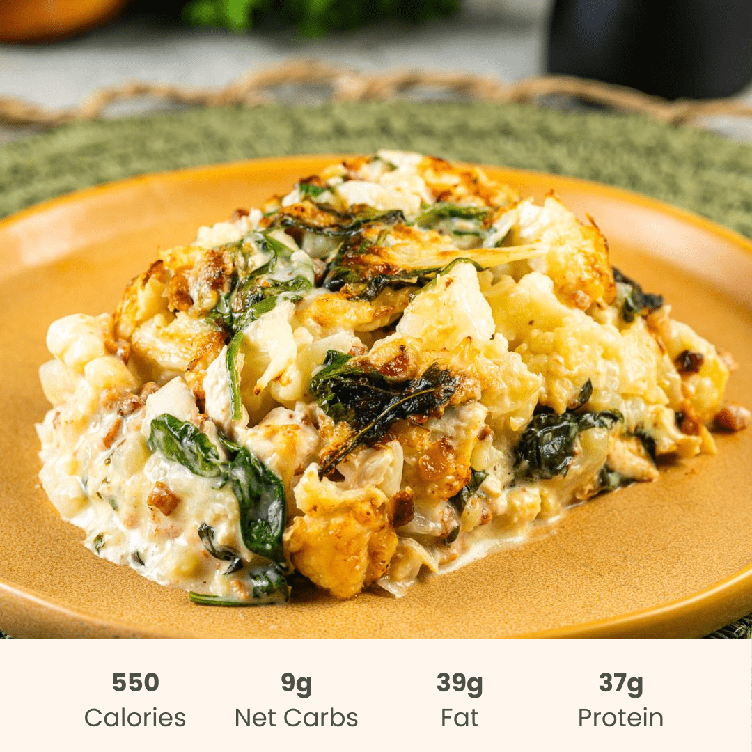 Chicken Alfredo Casserole - ketolibriyum