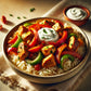 Chicken Fajita Bowl on Basmati Rice