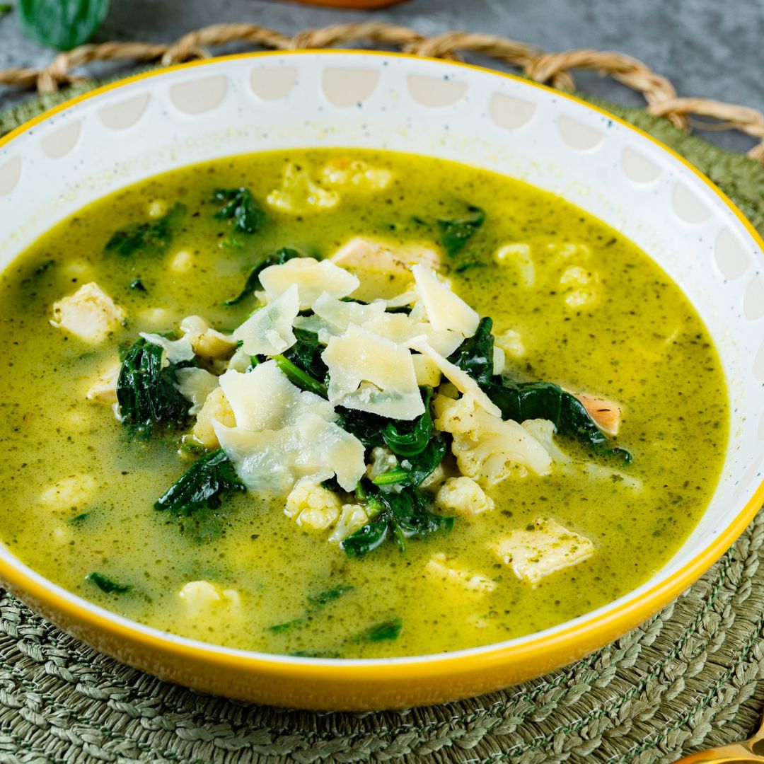 Chicken Pesto Soup - ketolibriyum