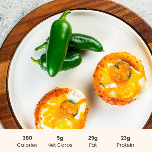 Egg in a Protein Bagel : Cheddar Jalapeno