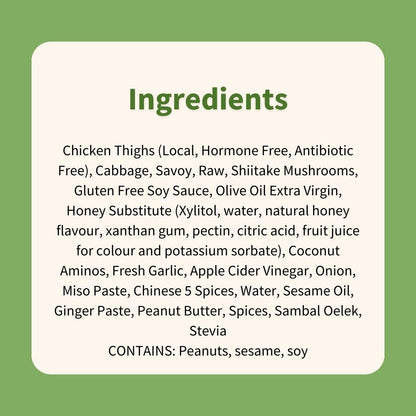 Chinese 5 Spice Chicken with Shiitake Stir - Fry - ketolibriyum